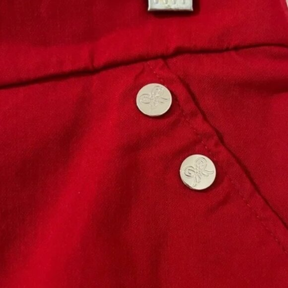 Rafaella Comfort Women's Golf Tennis Skort Pull On Stretch Red Size M - Picture 4 of 4